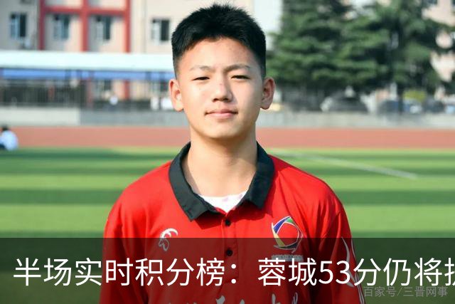 半场实时积分榜：蓉城53分仍将提前夺冠 三镇落后保级区8分降级